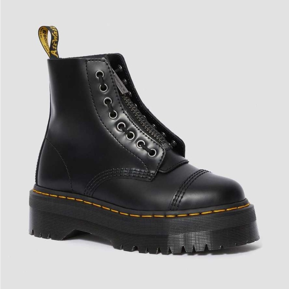 Dr. Martens “Sinclair” Platform Boots with Removable Zipper